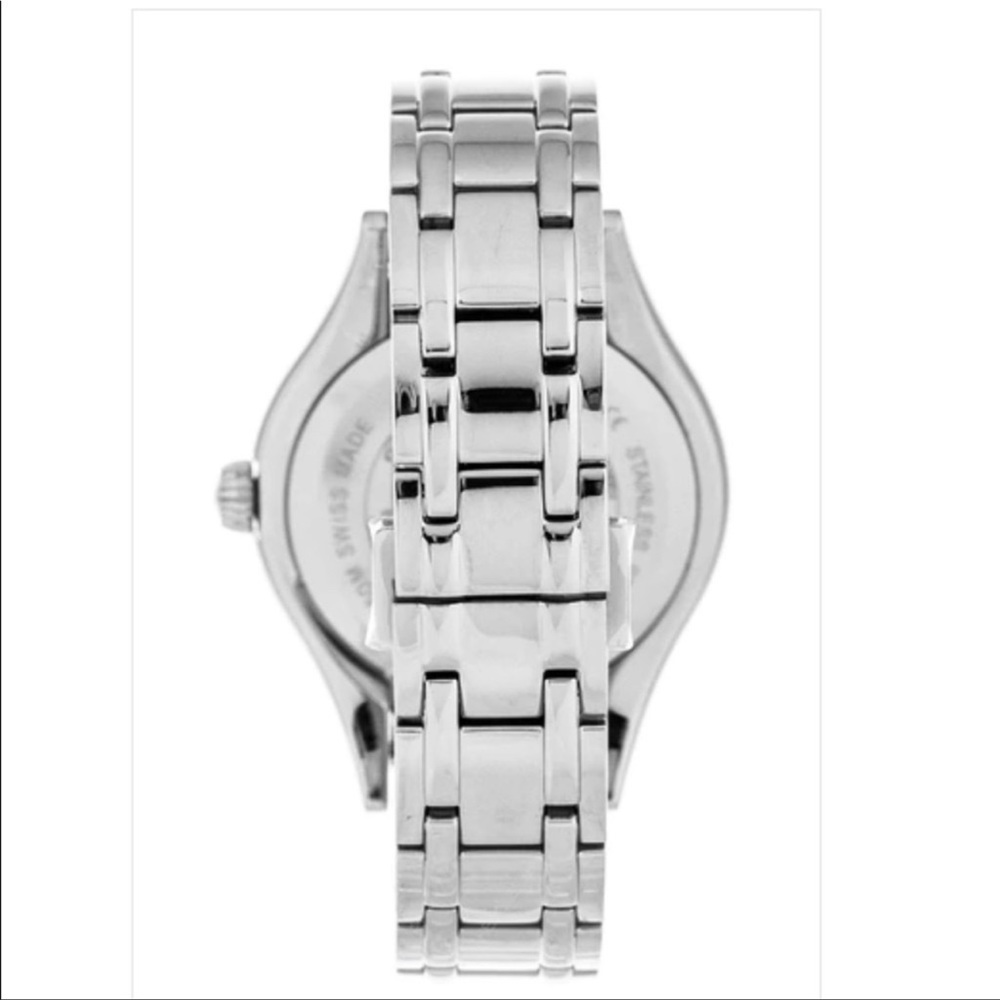 Swarovski Alegria 33mm SS Black Crystal Bezel Watch - Picture 5 of 14